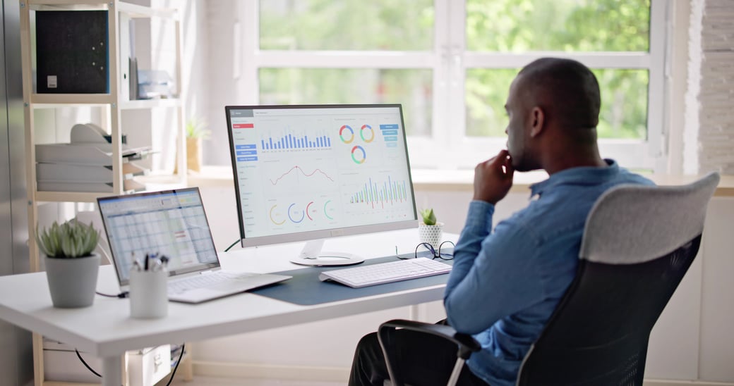 eCommerce business owner using big data